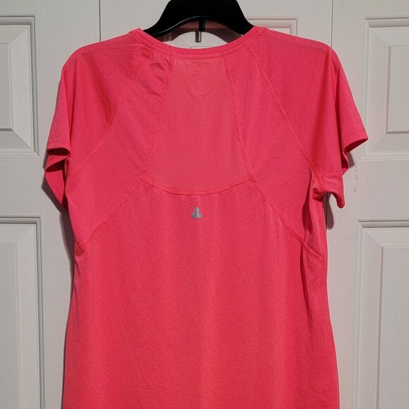 Tek Gear Performance Core Crewneck Tee, Coral, Large - Picture 3 of 10